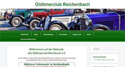 Desktop Screenshot of oldtimerclub-reichenbach.de