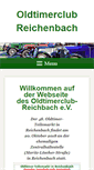 Mobile Screenshot of oldtimerclub-reichenbach.de
